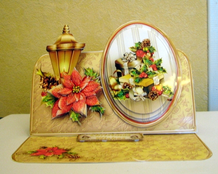 Christmas Gold - Shaped Easel Card Mini Kit by Colleen Willcox
