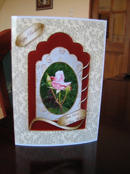 A Rose for You Tag Shaped Topper 1 by Colleen Willcox