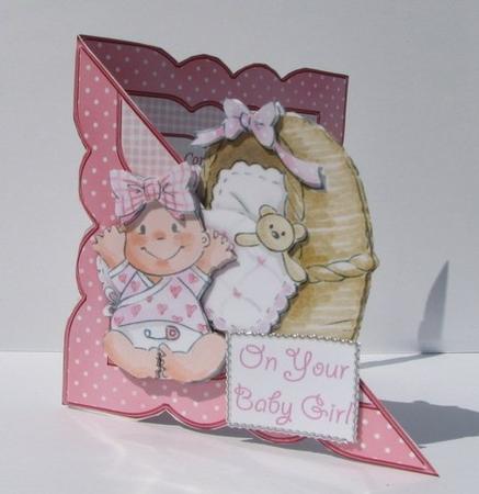 New Baby Captions - Girl Pink by Colleen Willcox