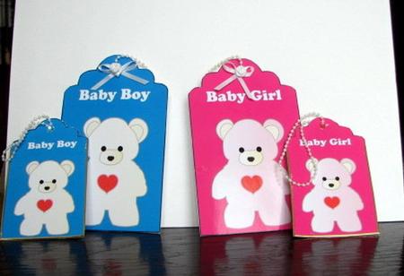 Baby Boy & Baby Girl Tags by Colleen Willcox