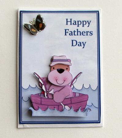 Fathers Day Fishing Topper by Colleen Willcox