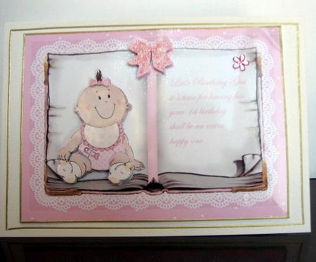 Baby Girl 1st Birthday by Colleen Willcox