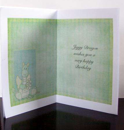Jiggy with Flowers Card Insert by Colleen Willcox