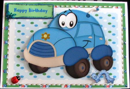 Cute Little Bubble Car by Colleen Willcox