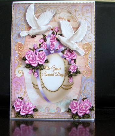Wedding Card Front by Colleen Willcox