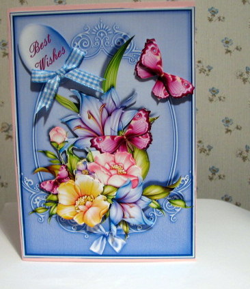 Floral Card Front Thank You by Colleen Willcox
