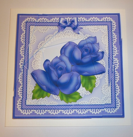 Just Roses Quick Card with Twisted Spiral Side Stacker by Cornelia Orgahs