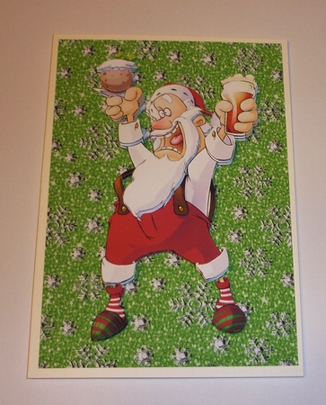 Santa Celebrates! Decoupage Sheet by Cornelia Orgahs