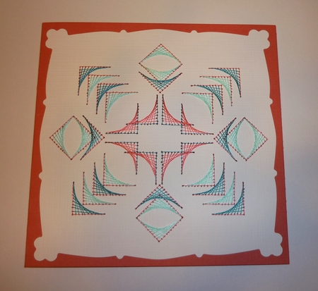 Ed075 Christmas Star Geometric by Cornelia Orgahs
