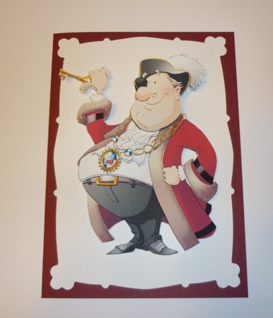 Mayor Dude Decoupage Sheet by Cornelia Orgahs