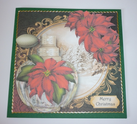 Christmas Perfume Bottle - the Scent of Red Poinsettias by Cornelia Orgahs