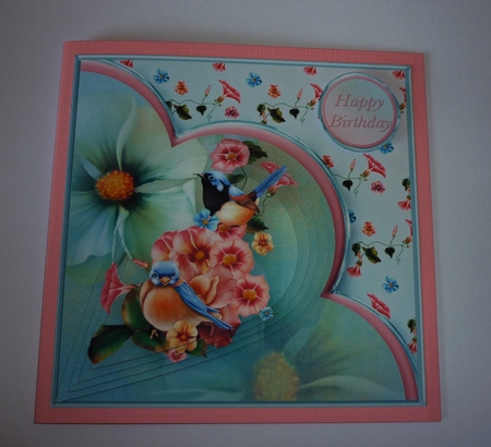 Two Little Birds Teardrop Pyramid Card Mini Kit by Cornelia Orgahs