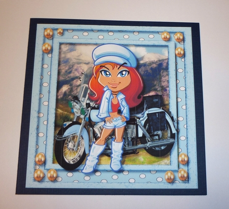 8x8 Mini Kit , Hot Pant's Biker Girl by Cornelia Orgahs