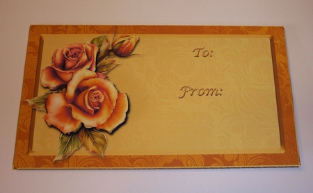 Autumn Rose Gift Voucher or Money Wallet by Cornelia Orgahs