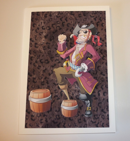 Pirate Dude Decoupage Sheet by Cornelia Orgahs