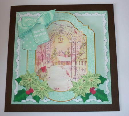 Winter Garden Seasons Greetings 6in Christmas Step by Step by Cornelia Orgahs