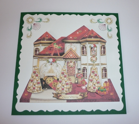 Christmas Family House Card Kit by Cornelia Orgahs