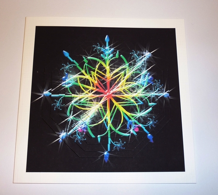 Yule Tide Magic - Fantasy Snowflake + Insert & Tag by Cornelia Orgahs
