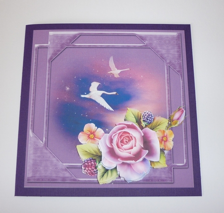 Roses and Swans Cardfront by Cornelia Orgahs