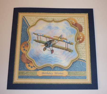 Vintage Raf Biplane 7.5 Pyramage Mini Kit by Cornelia Orgahs