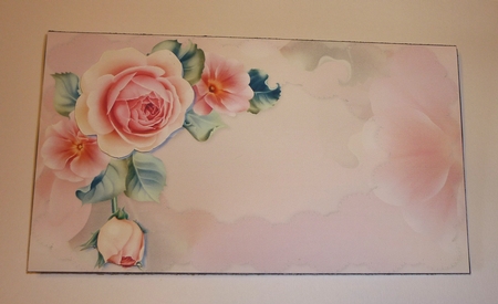 Creamy Pink Roses Money Wallet by Cornelia Orgahs