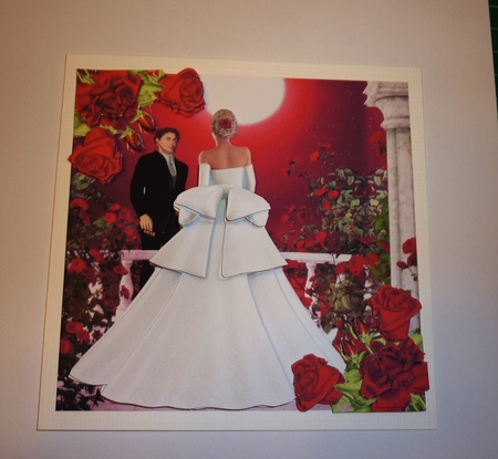 Red Roses Bride & Groom Mini Kit by Cornelia Orgahs