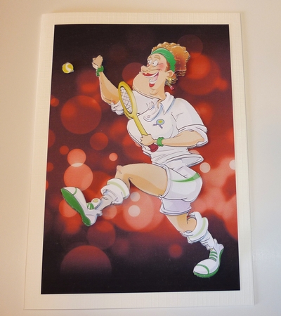 Tennis Dudess Decoupage Sheet by Cornelia Orgahs