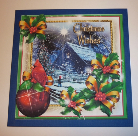 Vintage Christmas Scene by Cornelia Orgahs