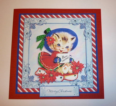 Christmas Kittens 15 Sheet Bumper Kit by Cornelia Orgahs