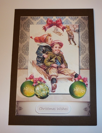 Christmas Sledging 2 by Cornelia Orgahs