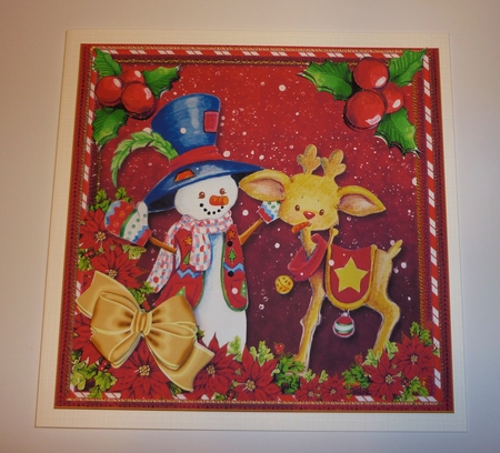 Christmas Snow Pals 8x8 Mini Kit by Cornelia Orgahs