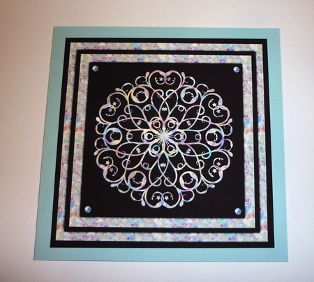 Iridescent Snowflake set of 6 by Cornelia Orgahs