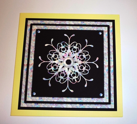Iridescent Snowflake set of 6 by Cornelia Orgahs