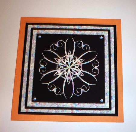 Iridescent Snowflake set of 6 by Cornelia Orgahs