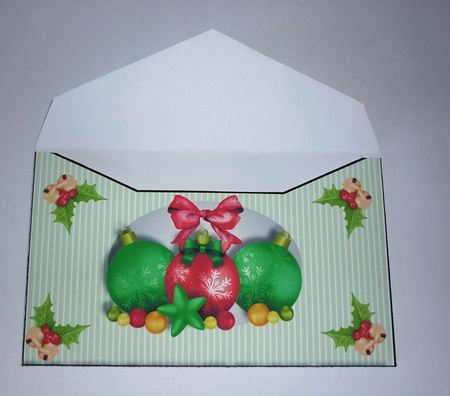 Lovely Money Wallet Chrismas Bells  by Cornelia Orgahs
