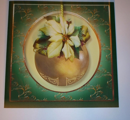 Ivory Poinsettia - Beautiful Bauble by Cornelia Orgahs