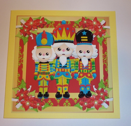 3 Nutcrackers 8x8 Mini Kit by Cornelia Orgahs