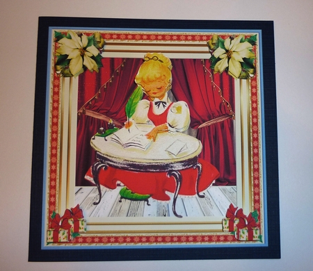 Christmas Wishes Vintage Topper by Cornelia Orgahs