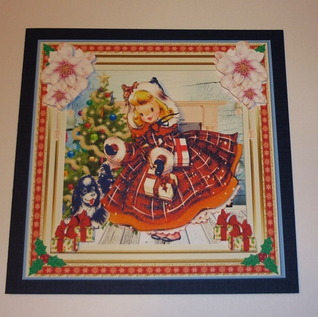 Christmas Presents for You Vintage Topper by Cornelia Orgahs