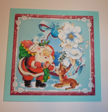 Santa and Rudolph by Cornelia Orgahs