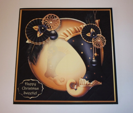 Christmas Glamour - Black & Gold by Cornelia Orgahs