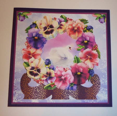 Ring of Pansies 1 by Cornelia Orgahs