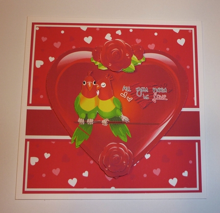 Valentine Love Is All by Cornelia Orgahs