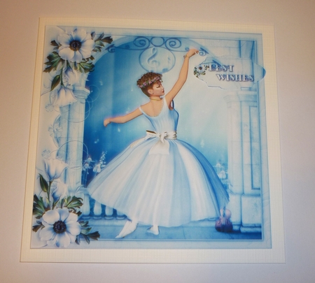 Elegant Ballerina, Vintage Blue Mini Kit by Cornelia Orgahs