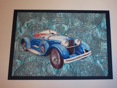 Transport Decoupage - Classic Cars by Cornelia Orgahs
