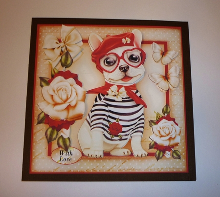 Cute Puppy Card Mini Kit by Cornelia Orgahs