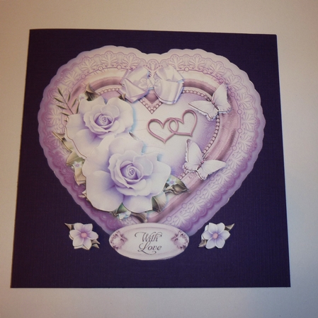 Purple Heart Card Mini Kit by Cornelia Orgahs