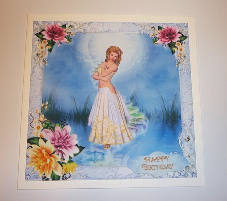 Fantasy Lake Lady Lilac & Gold Mini Kit  by Cornelia Orgahs