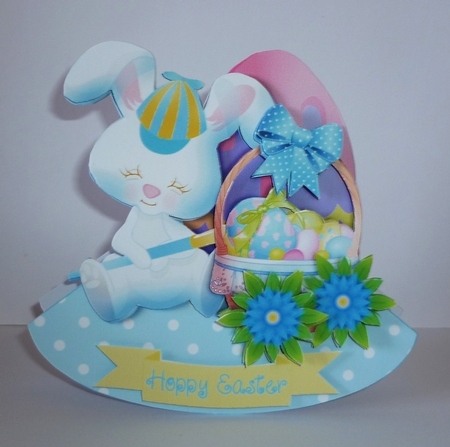 Bunny Hop  Mini Rocker Card Kit by Cornelia Orgahs