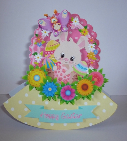 Bunny Hop  Mini Rocker Card Kit by Cornelia Orgahs